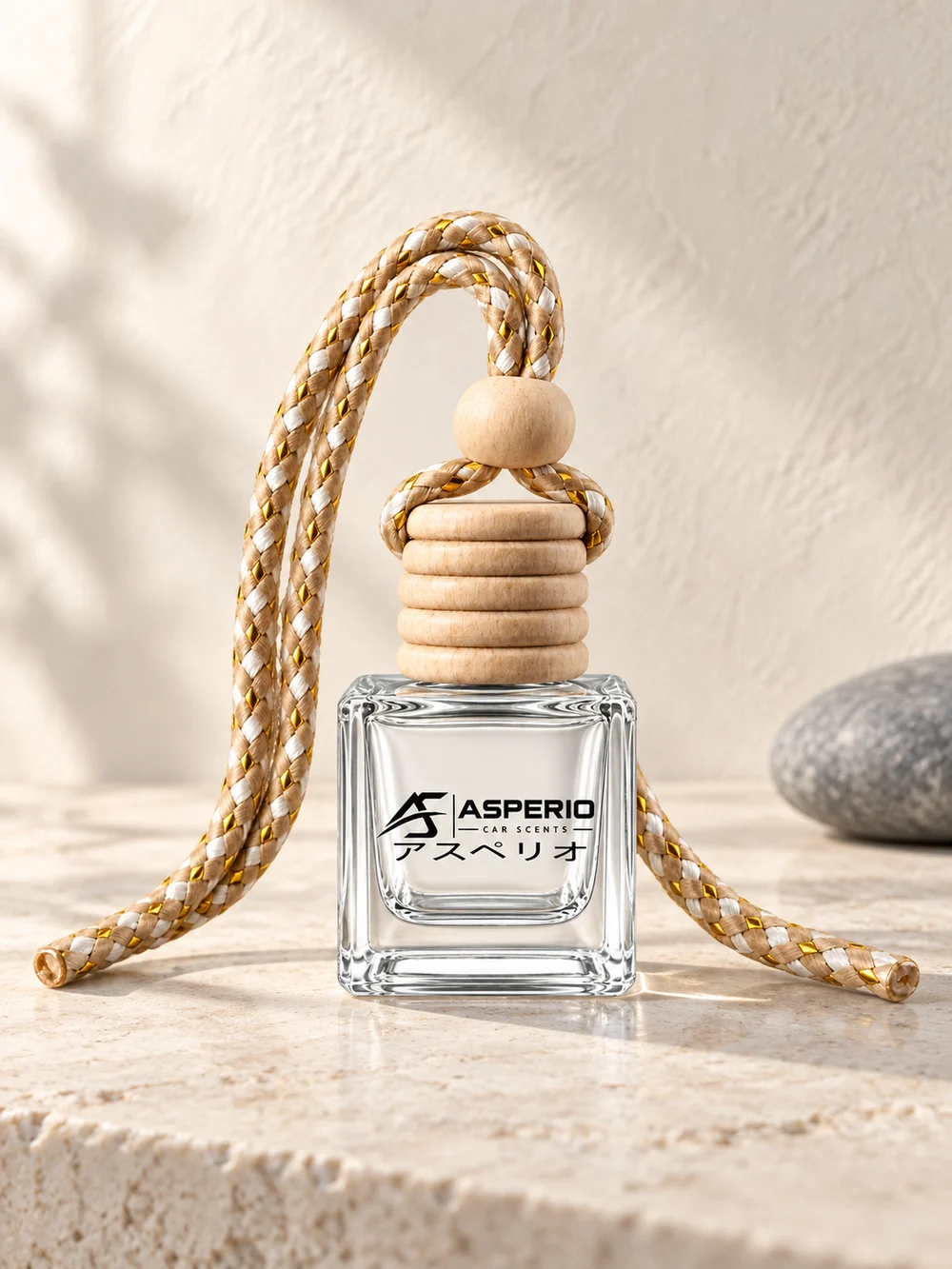 Asperio glass diffuser in a quiet stone still life